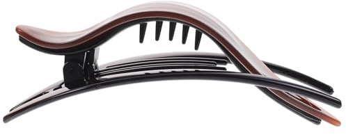 Large Chic Design for Women Acetate Sheet Tail Hair Clip | Lightweight Construction, Strong Grip Effect, Good Luster, Sturdy Jaw Clamp for Parties and Celebrations