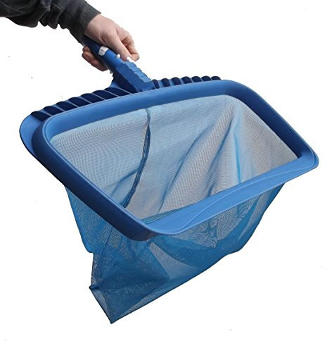Happy Hot Tubs Super Deep Leaf Skimmer Net Swimming Pool Rake Heavy Duty