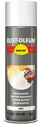 RUST-OLEUM 2990 Hard Hat Fleckenblocker, Isolierspray, mattweiß