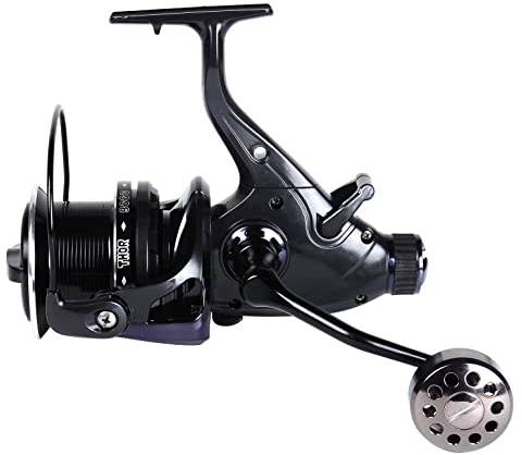 HiUmi THOR8000 - Carretes de pesca de carpas 8000 9000 10000 Bait Runner Big Free Runner doble alimentador de freno 12+1 rodamiento de bolas, carrete de pesca giratorio