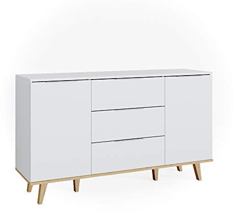 Vicco Kommode Nautica, Weiß, 40 x 82 cm