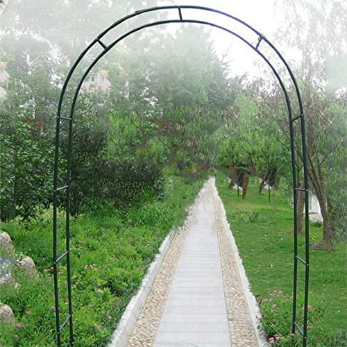 WANGPP Einfacher Gartenbogen,Rosenbogen Rankhilfe Dekorativer,Pflanzen Kletterbogen Gehweg, Metallgitter,Wetterfest, Gartenterrassen,Rasen,Hochzeiten