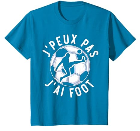 Je Peux Pas J'Ai Foot Football Maillot Cadeau Footballeur T-Shirt