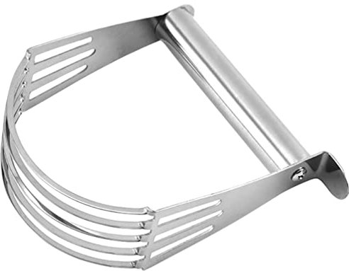 CALLARON Teigmixer Edelstahl-Gebäckschneider Küche Hochleistungs-Teigschneider Mit Klingen Teigstampfer Zum Backen Von Butterkeksen Zum Kneten Von Flockigeren Fluffigeren Tortenkrusten