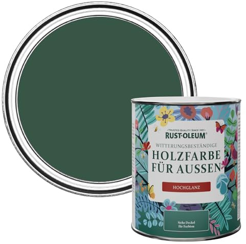 Rust-Oleum Green Mould-Resistant Garden Paint In Gloss Finish - The Pinewoods 750ml