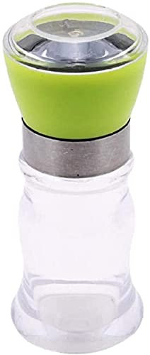 TONZN Plastic Mill Bottle Salt Chili Mill Chili Powder Factory Spice Tank Brown Salt Mill Chili Mill Salt Factory Salt Mill Salt and Pepper Mills