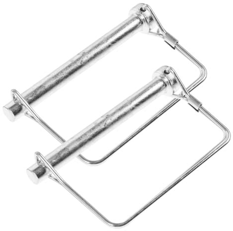 PACKOVE 2St Anhänger Zubehör Trail Gator ersatzteile anhänger ersatzteile Schwerlastkupplungsstift Sicherungsstift für die Anhängerkupplung Anhängerkupplungsstift Quadrat