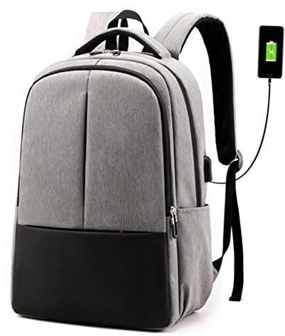 UKCOCO Mochila Portátil Para Pc Carga Usb Resistente Para Hombre Multifuncional Ajustable Para