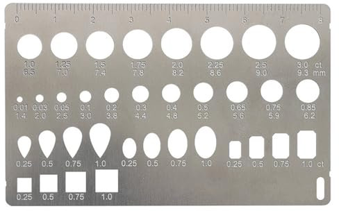 Jauge de serviteur en acier inoxydable pour les bijoutiers et les geologues qui assurent un traitement de bijoux de haute précision