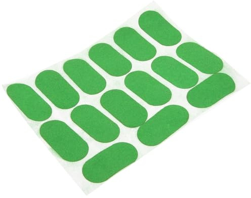 BIUDECO Toppa Riparazione Tavolo Biliardo Verde Ovale Adesiva Sticker Mending Pool Table Marker Compatibile con Tovaglia da Biliardo Forte Adesione e Dimensioni Compatte per Riparazioni