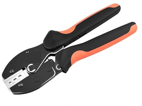 HVSYVVSRL Herramienta De Prensado Panel Solar For Conectores MC4, Alicates, Crimpadora Trinquete For 2,5-6 Mm2, Juego Terminales Tipo Macho Hembra Tipográfico Engaste Preciso(2546B)
