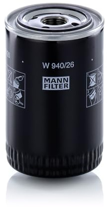 MANN-FILTER W 940 Ölfilter - für Off-Highway Anwendungen | Für Off-Highway, Hohe Filtrationsleistung, Optimaler Motorschutz, Hochwertige Dichtung, Echte OE-Technologie
