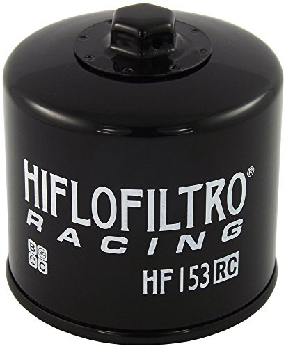 Hiflo Ãƒ-lfilter Ducati Racing, Schwarz | Sechskant 17 mm, Bohrung für Sicherungsdraht, Metall, rund kompatibel mit Cagiva Elefant 900 i.e. Lucky Explorer 1990-1992
