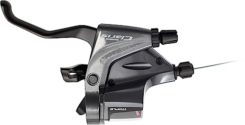 SHIMANO Unisex – Claris leva del cambio/freno, nero, grigio, taglia unica