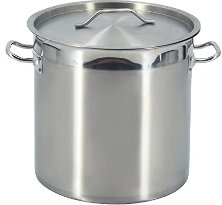 Taimiko Pentola per zuppa, in acciaio inox, da 25-115 litri, universale, ideale per cucinare verdure (05-25DT)
