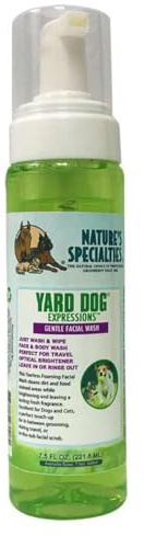Nature's Specialties Yard Dog Waterless Foam Hundeshampoo - Hundetrockenshampoo - Sanftes schäumendes Gesichtswasser - Tiefenreinigung & Pflege - Langanhaltender Duft, 222ml