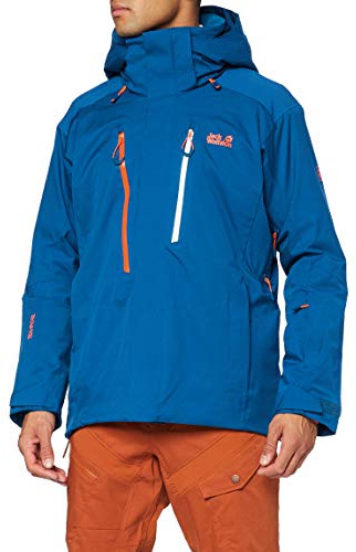 Jack Wolfskin Herren Snow Summit Funktionsjacken, Dark Cobalt, L