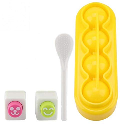 Petite Forme De Boule Japon Nigiri Sushi Moule Boule De Riz Artisanat DIY Riz Rouleau Bento Bento Moule Accessoires avec Une Cuillère