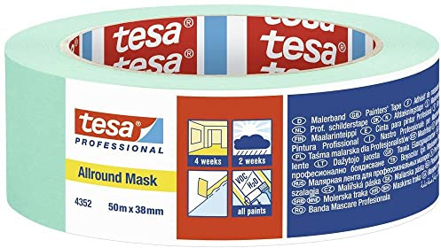 tesa ALLROUND MASK 04352-00003-00 Ruban de masquage Menthe 50 m x 38 mm 1 pièce