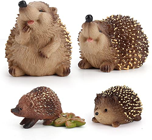 Garten Igel Deko: Niedliche Igel Figuren - Wetterfest, Gartentiere, Gartenfigur & Tierfigur Deko für Garten & Terrasse