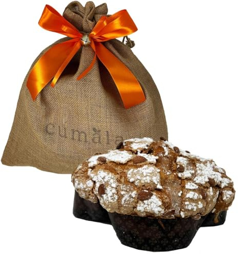 Cumala Colomba Artigianale Tradizionale con Arancia Candita e Copertura Mandorlata 1 kg. Metodo di Lavorazione con Lievito Madre, 3 Impasti e 72 Ore di Lievitazione. Senza Conservanti e Coloranti.