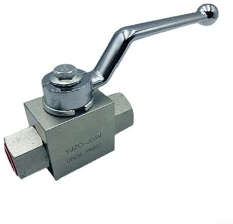2-Wege-Hydraulik-Kugelhahn, Innengewinde, Hochdruck-Kugelhahn, weiblich, Hochdruck-Kugelhahn M16 x 1,5 bis M27 x 2, 500 bar MWP(M16X1,5-DN8)