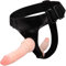 Doble strapon Set con 2 consoladores de 16 cm y 10 cm con correa en la hebilla para mujer, consolador doble con hebilla para mujer para ABS TPR FOPS D24-11