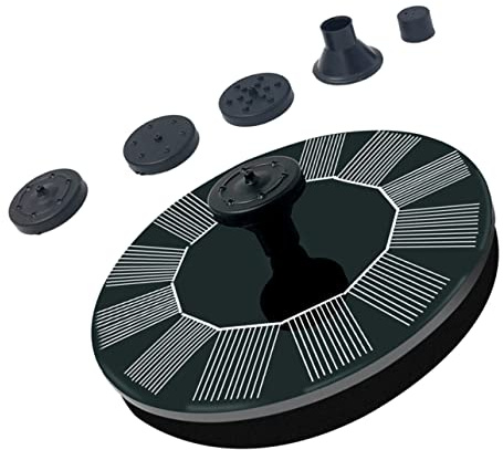 BESPORTBLE Fontaine Solaire Flottante pour Jardin et Étang Pompe à Eau Écologique et Automatique Décoration Extérieure pour Bain Oiseaux et Réservoir de Poisson