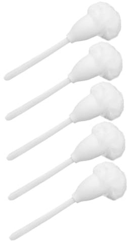 VALICLUD Escobilla para Inodoro, Cepillo de Limpieza para Baño Cerdas Densas y Suaves, Montaje en Pared, 5 Piezas para Limpieza Profunda en Casa
