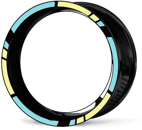 VQLDPX Calcomanías para Llantas de Moto Pegatinas De Rayas para Llantas De Motocicleta para Vespa Primavera 50 150 Resistentes A La Lluvia Cintas Adhesivas para Llantas llanta de Pegatina(Color 1)