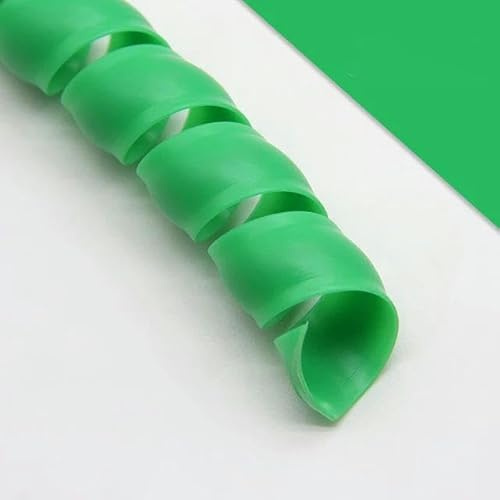Gaine de Protection Flexible en Spirale pour câble, 2, 5 ou 10 mètres, 8 à 40 mm, diamètre intérieur 10 mm, Vert, 2 mètres