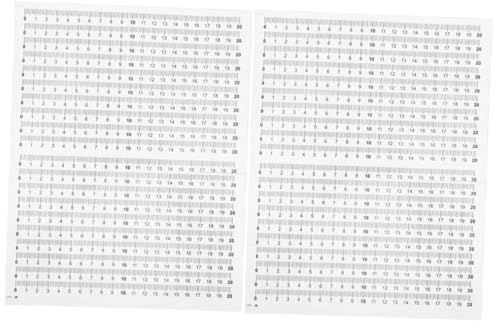 DOITOOL 40 Pcs Self Adhesive Metric Tape Measure Stickers Peel and Stick Ruler Tape with Clear Black Markings for Precise Measurement and Versatile Use