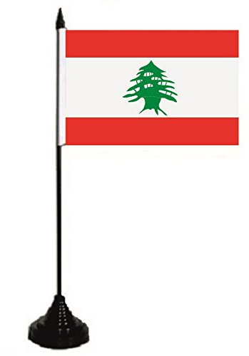 U24 drapeau lIBAN drapeau de drapeaux de 10 x 15 cm