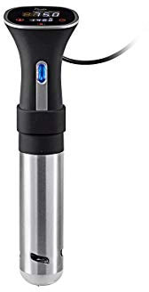 Monoprice 121594 Sous Vide Precision Cooker 800W, Stainless Steel, Black/Silver