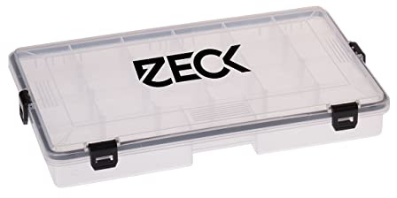 Zeck Tackle Box WP L 34x22x5cm - Angelbox für Kleinteile zum Welsangeln, Tacklebox für Haken & Wirbel, Box für Wallerzubehör