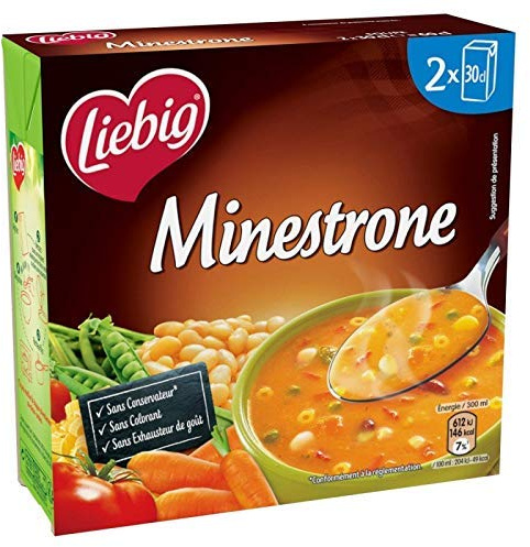 LIEBIG - Soupe Minestrone Briques 60Cl - Lot De 3 - meilleure offre