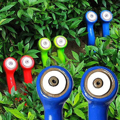 Schneckenaugen Statuen Lustige Garten Dekor, Kreative Schnecke Statue Hof Kunst Outdoor Dekor, Fairy Garden Voyeurs, Terrasse Hof Rasen Dekorative Veranda Ornament (Blau)