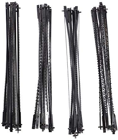 Lot de 48 lames de scie à chantourner TPI 15.10.18/24 - Accessoires pour le travail des bricoleurs