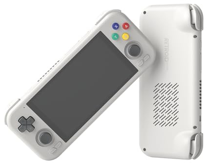 Retroid Pocket 4/4Pro Retro Game Handheld Console, Android Retro Game Console Multiple Emulators Console Handheld 4.7 Inch Display 5000mAh Battery Classic Games Console (RP4 Pro, 16Bit, D1100)