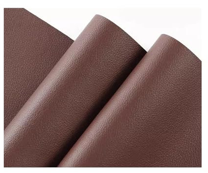 Kunstleder Reparaturset Selbstklebendes Lederreparaturband, große Lederflicken, für Möbel, Autositze, Sofas, Kofferraumsitze und Polsterungen(Brown,39.3x54.3in)
