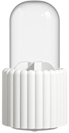 Organisateur de pinceaux de maquillage rotatif à 360 °, seau de rangement pour pinceaux de maquillage, grand seau pour ranger les articles de papeterie - Organisateur pour ranger les cosmétiques, les