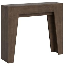 Consola extensible 90 x 25/181 cm Narrow Nogal