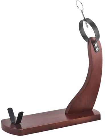 Didiseaon Spanish Style Wooden Easy Ham Rack Leg Stand Slice Holder for Kitchen Spanish Ham Rack