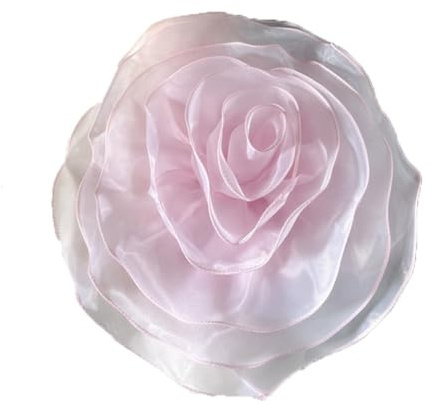 Waltonalice Große Rosen-Brosche für Damen ansteckblume Accessoire Handgefertigte Simulation von Blumen Stoffblumen blumenbrosche für Kleider Hüte Anzüge Rosa