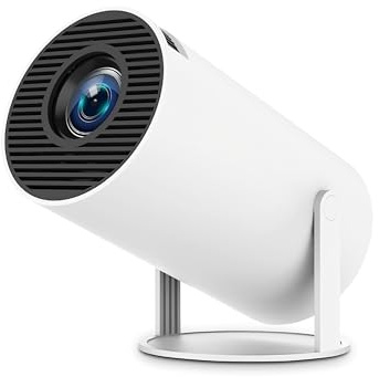 Proyector Inteligente 1080P Full HD, Mini Proyector Portátil con WiFi 6, Bluetooth y Apps para Cine en Casa
