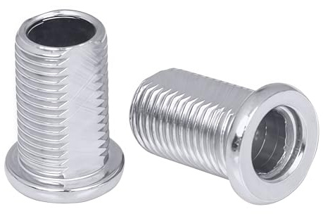 5 stücke M10 Abgeschrägte Runde Kopf Kappe Flache Zahn Hohl Rohr Schraube Stange Pitch 1,0mm Stecker(30mm)
