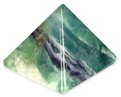 CrystalAge Fluoritpyramid – YFR3 – liten