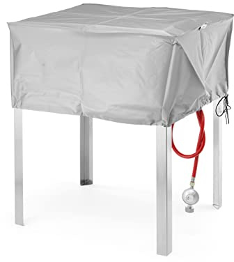 HENDI Schutzhülle, für HENDI Grill & Roast Master Maxi 154717 & 154878, Abdeckung, Wetterschutshülle, UVA beständig PEVA, 720x560x(H)360mm, Grau