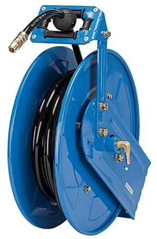RIEGLER 113970-259/6020 Schlauchaufroller, Druckluft/Wasser, PU-Schl. ø10x6,5, Länge 10 m, 1Stk