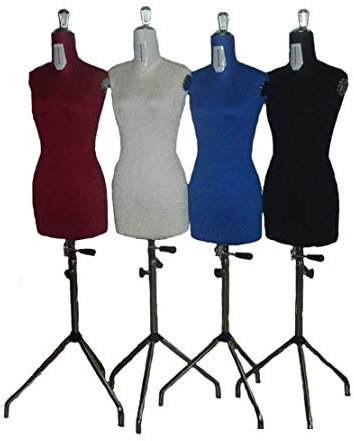 SCONOSCIUTO Manichino Sartoriale Regolabile Busto da Donna Estensibile Taglia 42-54